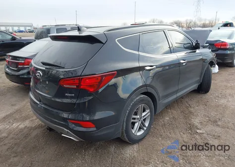 2017 Hyundai Santa Fe Sport 2.4L из США, поврежденный, VIN 5XYZU3LBXHG425838